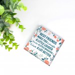 Friend Christmas Gifts Acrylic Plaque Friendship Gifts for Women