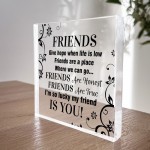 Friendship Plaque For Best Friends Gift For Friend Birthday