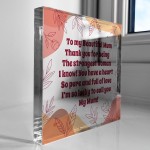 Mum Gift For Birthday Christmas Acrylic Block Special Mum Gifts
