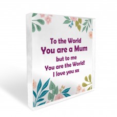 Mum Gifts Acrylic Block Special Mum Gifts For Christmas Birthday