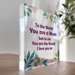 Mum Gifts Acrylic Block Special Mum Gifts For Christmas Birthday