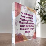 Nan Gift For Birthday Christmas Acrylic Block Special Nan Gifts