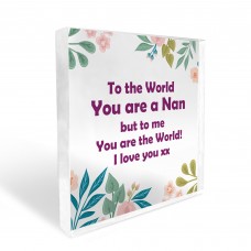 Nan Gifts Acrylic Block Special Nan Gifts For Christmas Birthday