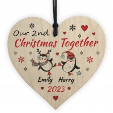 Our 2nd Christmas Together Decoration Personalised Couple Gift