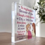 bestie plaque gift for best friend friendship gift for her 