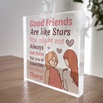Good Friends Plaque Friendship Gift for Best Friend Christmas