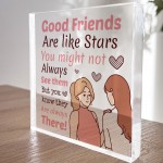 Good Friends Plaque Friendship Gift for Best Friend Christmas