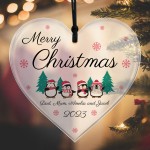 Christmas Ornament For Family Personalised Christmas Decoration