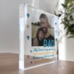 Personalised Dad Gifts For Christmas Birthday Photo Block Daddy