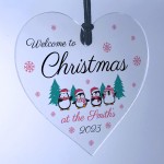 Christmas Ornament For Family Personalised Surname Bauble 