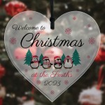 Christmas Ornament For Family Personalised Surname Bauble 