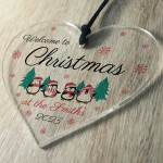 Christmas Ornament For Family Personalised Surname Bauble 