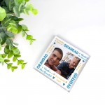 Grandad Gifts Personalised Photo Block Gift For Grandad Grandpa