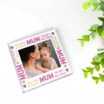 Mum Gifts Personalised Photo Block Gift For Mum Mummy Christmas