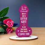 FUNNY JOKE BEST FRIEND PLAQUE Gift For Best Friend Birthday
