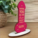Funny Rude Gift For Auntie Birthday Christmas Joke Gift For Her