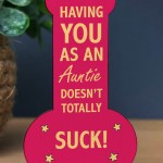 Funny Rude Gift For Auntie Birthday Christmas Joke Gift For Her