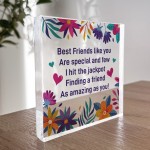 Best Friend Plaque Gift For Best Friend Thank You Gift For Him
