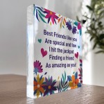 Best Friend Plaque Gift For Best Friend Thank You Gift For Him