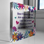 Best Friend Plaque Gift For Best Friend Thank You Gift For Him