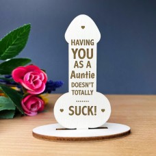 Novelty Gift For Auntie Thank You Funny Christmas Birthday Gift 