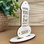 Novelty Gift For Dad Thank You Funny Fathers Day Birthday Gift 