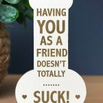 Novelty Gift For Friend Thank You Best Friend Funny Birthday