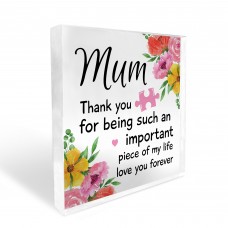 Gifts for Mum Acrylic Block Mum Gifts Mum Birthday Gifts Idea