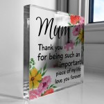 Gifts for Mum Acrylic Block Mum Gifts Mum Birthday Gifts Idea