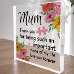 Gifts for Mum Acrylic Block Mum Gifts Mum Birthday Gifts Idea