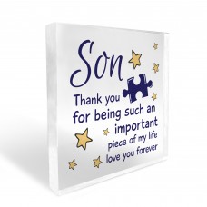 Gifts for Son Acrylic Block Son Birthday Gifts Idea Christmas