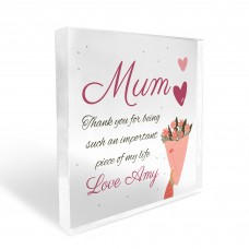 Thank You Gift For Mum on Mothers Day Birthday Personalised
