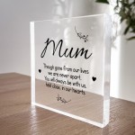 Memorial Plaque For Mum For Mothers Day Birthday In Memory Sign