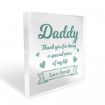 Personalised Daddy Thank You Special Gift For Him Fathers Day