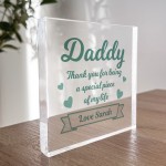 Personalised Daddy Thank You Special Gift For Him Fathers Day