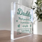 Personalised Daddy Thank You Special Gift For Him Fathers Day
