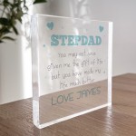 Gift For Stepdad Acrylic Block Stepmum Gift For Birthday Xmas