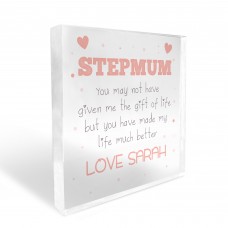 Gift For Stepmum Acrylic Block Stepmum Gift For Birthday