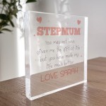 Gift For Stepmum Acrylic Block Stepmum Gift For Birthday