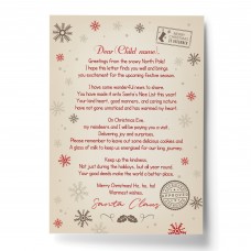 Letter From Santa For Christmas Personalised Christmas Eve Box