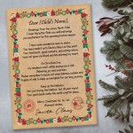Christmas Eve Box Filler Personalised Letter From Santa Daughter