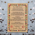 Christmas Eve Box Filler Personalised Letter From Santa Daughter