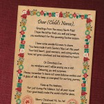 Christmas Eve Box Filler Personalised Letter From Santa Daughter