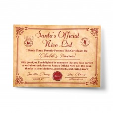 Santas Nice List Christmas Eve Gift For Children Personalised