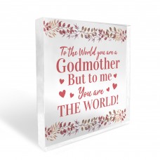 Godmother Gifts For Christmas Freestanding Acrylic Plaque Gifts