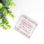 Godmother Gifts For Christmas Freestanding Acrylic Plaque Gifts