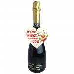 My First Christmas Hanging Wooden Bauble Tree Decoration Gift