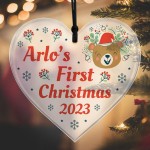 Personalised Baby First Christmas Bauble Child 1st Christmas 