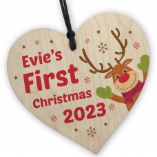 First Christmas Bauble PERSONALISED Tree Decoration Son Daughter