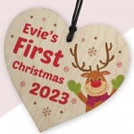 First Christmas Bauble PERSONALISED Tree Decoration Son Daughter
